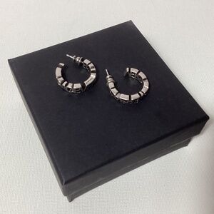 Versace Silver Vintage Earrings